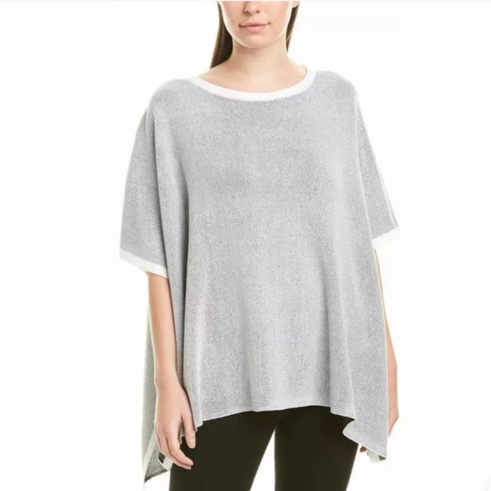Eileen Fisher Women's Cotton Silk Poncho NWT